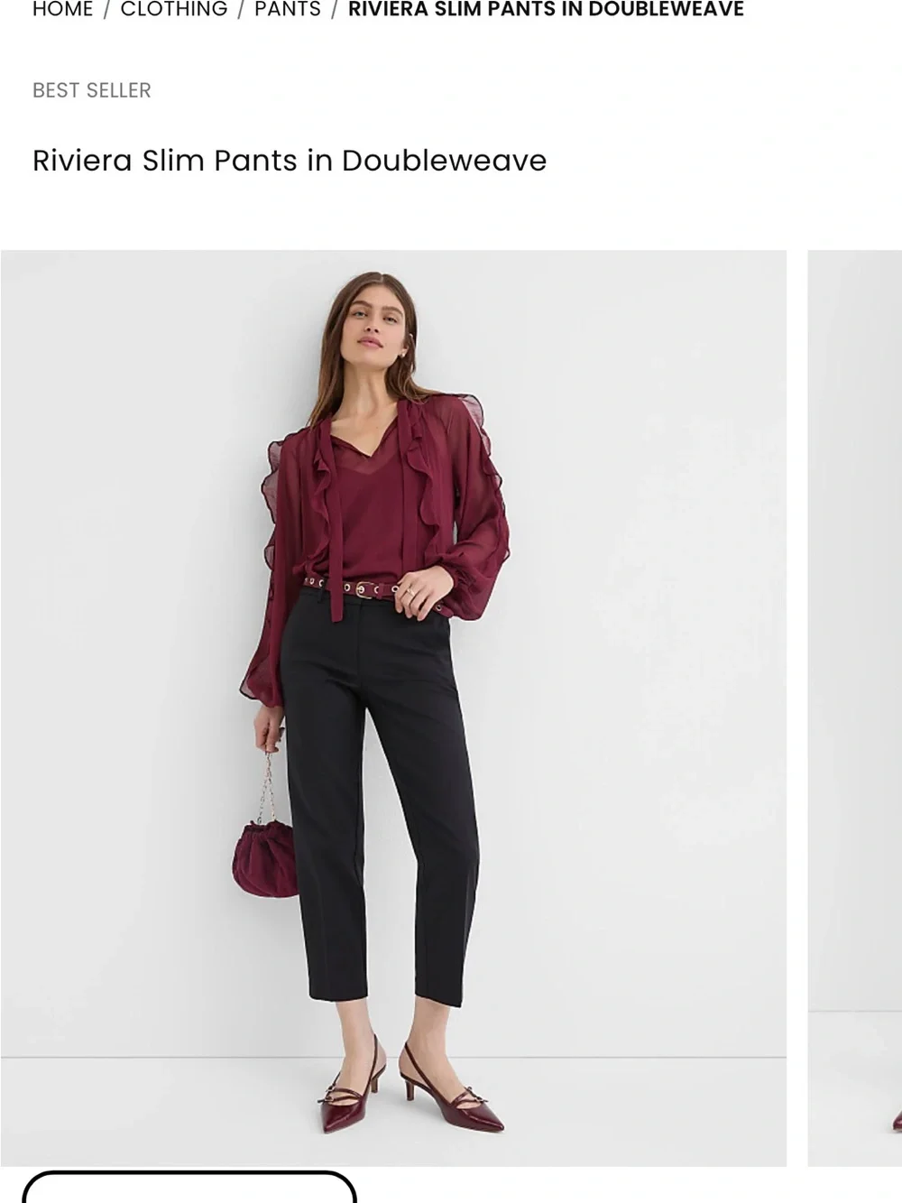 Loft Slim Pants in Black